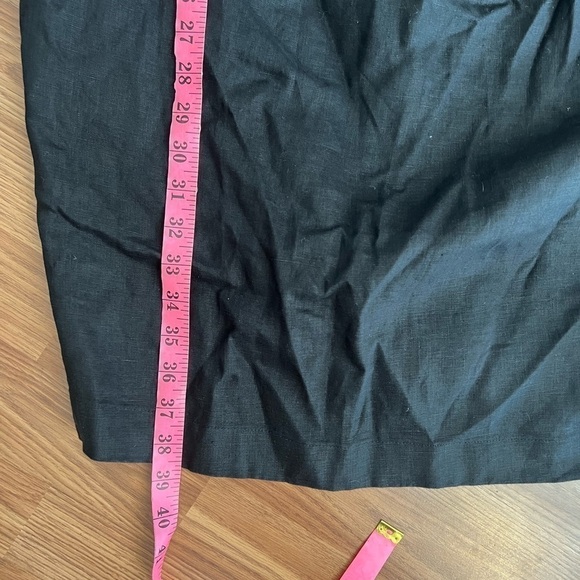 Everlane The Smocked Linen Shift Dress: Black NWT - Picture 11 of 16